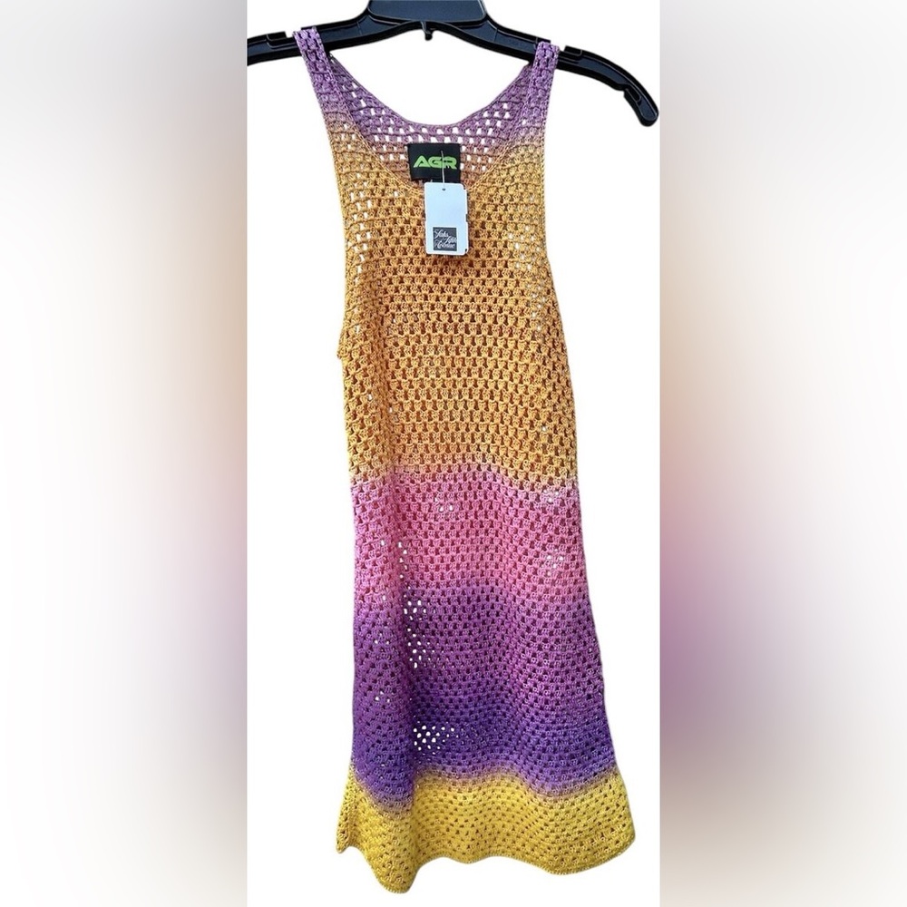 AGR Multicolor Scoop Neck Mini Dress
by AGR
